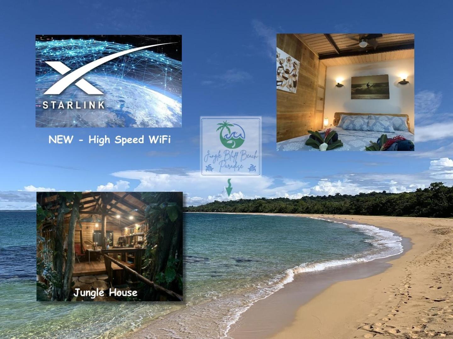 Jungle Bluff Beach Paradise - Jungle House Bocas del Toro Exterior photo